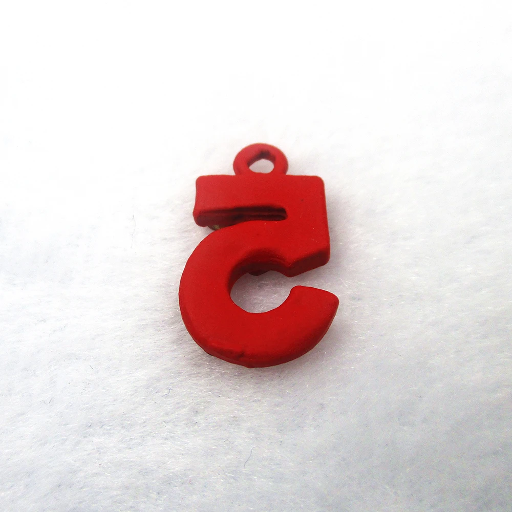 10pcs/lot 13*18mm Red Number 5 Charms Alloy Metal Gold Tone Enamel Oil Drop Fashion for DIY Jewelry Bracelet Necklace Making | Украшения и