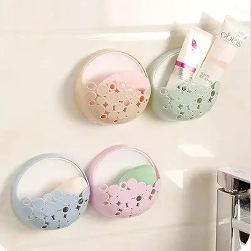 

Waterfall Shape Plastic Soap Dish Bathroom Accessories Drain Soap Box Shower Soap Holder Draining Kitchen Sink Sponge Holder