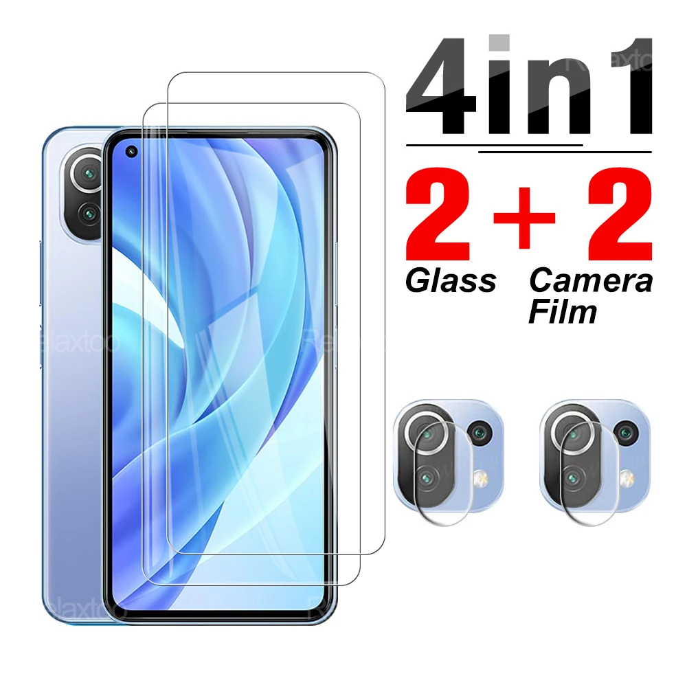 4 в 1 камера протектор Закаленное стекло для Xiaomi Mi 11 8 Lite на Xiaome Mi11 11Lite Honor MI8 4G/5G