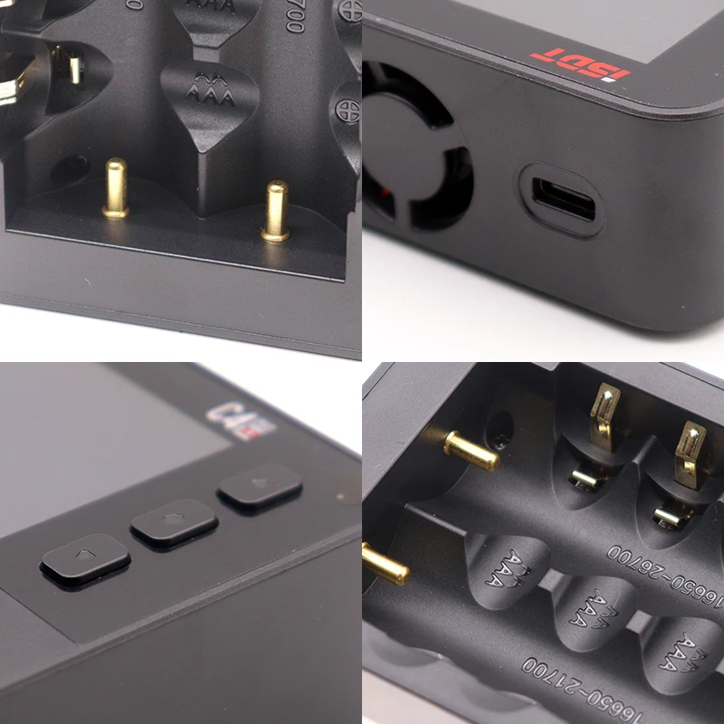 Новое умное зарядное устройство ISDT C4 EVO с USB выходом для литий-ионных батарей 18650