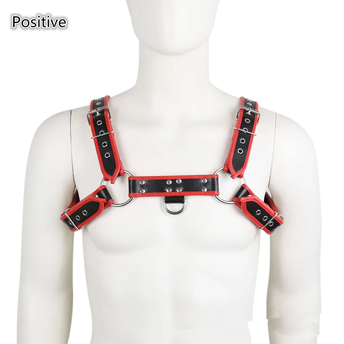Fashion Male Adjustable Leather Bondage Strap Chest Crop Top Harness Belt for Gay Men Sexy Club Costumes Cosplay Sling Exotic |