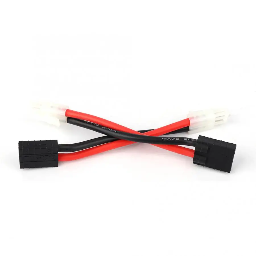 2Pcs RC Battery Adapter Cable Female to Tamiya Male Connector for Traxxas Crawler Climbing Car Lipo | Игрушки и хобби