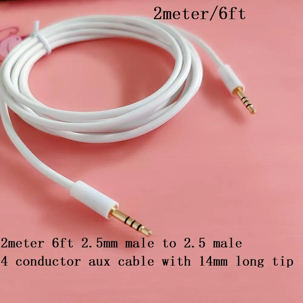 2 м 6ft кабель со штыревыми соединителями на обоих концах для подключения 5 мм до