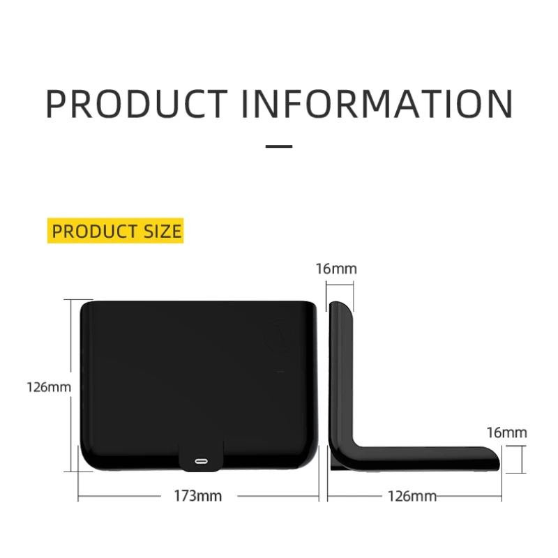 Беспроводное зарядное устройство с цифровым светодиодный Будильник Настольные