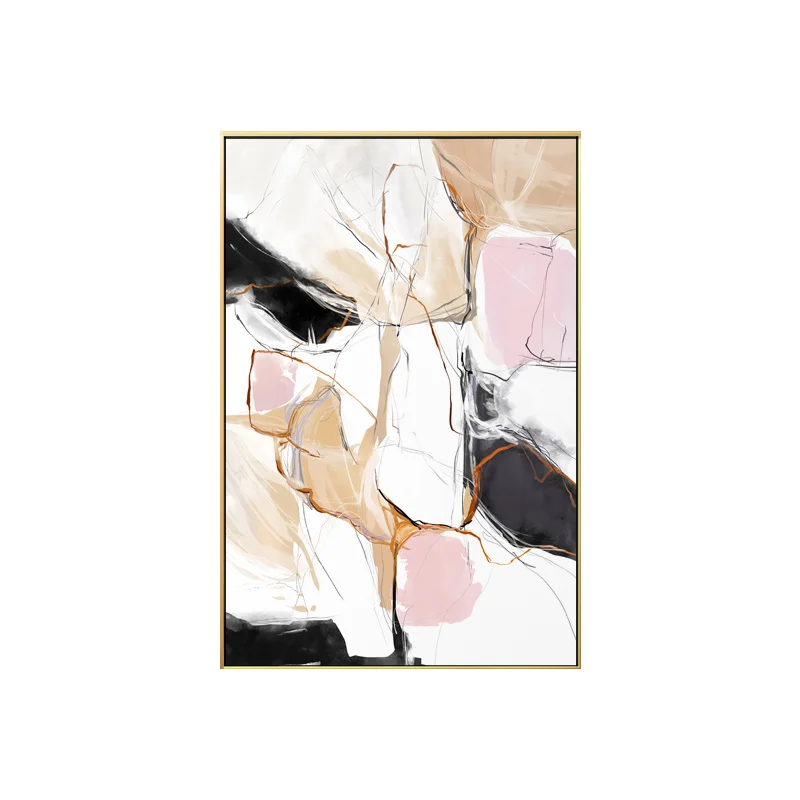 

Abstract Chinese River Canvas Painting Wall Art Picture For Living Room Aisle Home Decoration Poetic Cuadros Poster and Print