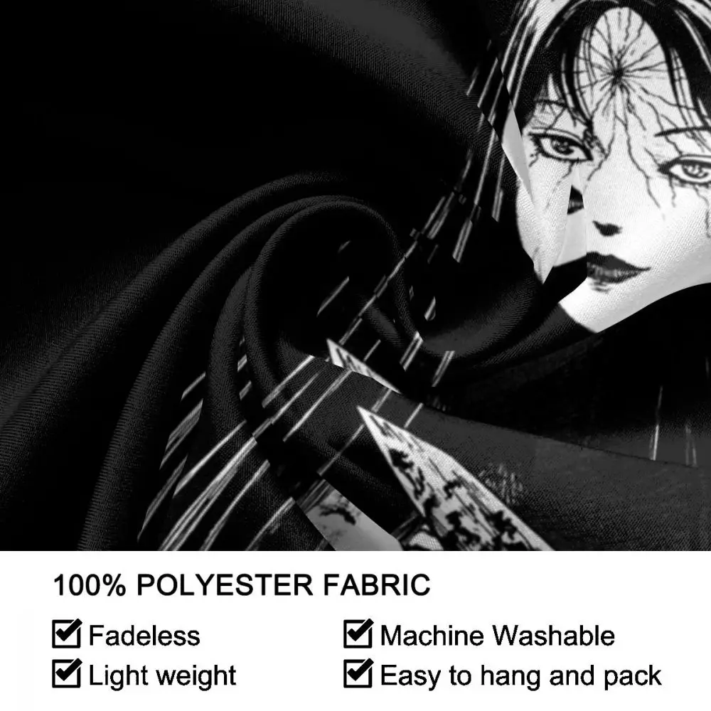 

Junji Ito Japanese Anime Manga Japan Tapestry Hanging Tapiz Wall Decor Tapestries Polyester Home Decoration Leisure