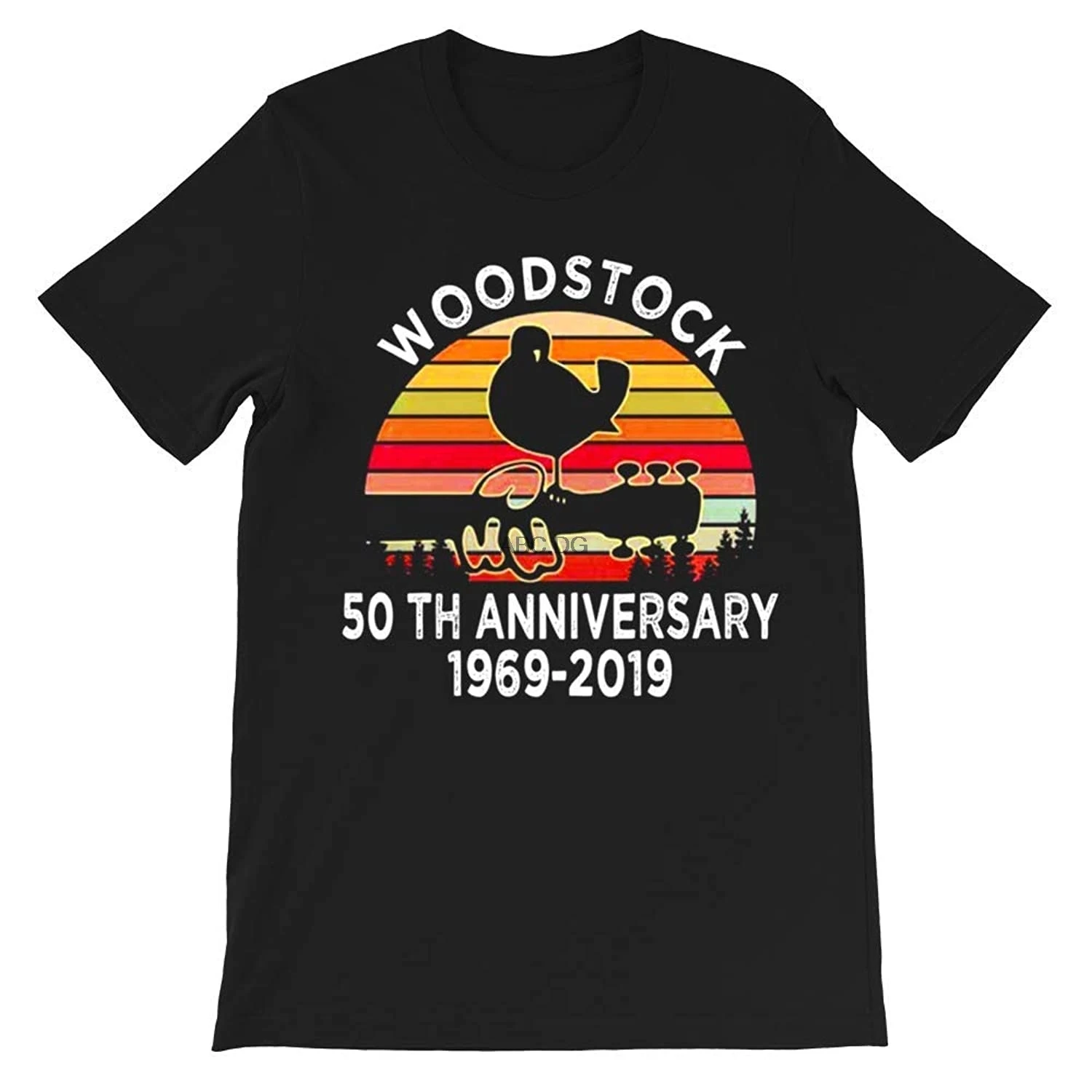 

Woodstock-Camiseta Unisex para hombre y mujer, 50 aniversario, 1969-2019