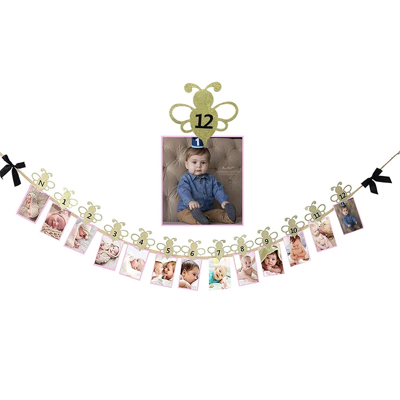 Фотоплакат Шмель 12 месяцев пчела фото плакат месяц фотография первого года