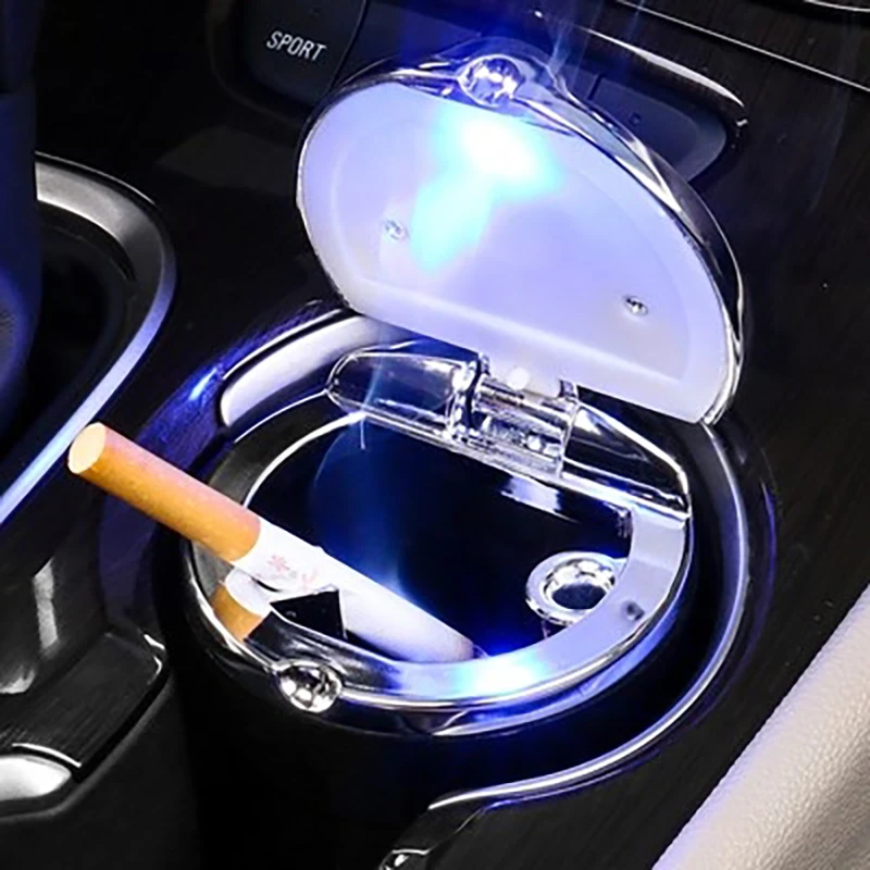

Car Ashtray with Led Lights Smoke Holder Funny Smokeless for Mercedes Benz Amg W204 Cla W203 W211 W205 W124 W205 W210 Glk Gla