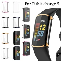 tpu case for fitbit charge 5 full screen protector cover for fitbit charge 5 protective case shell