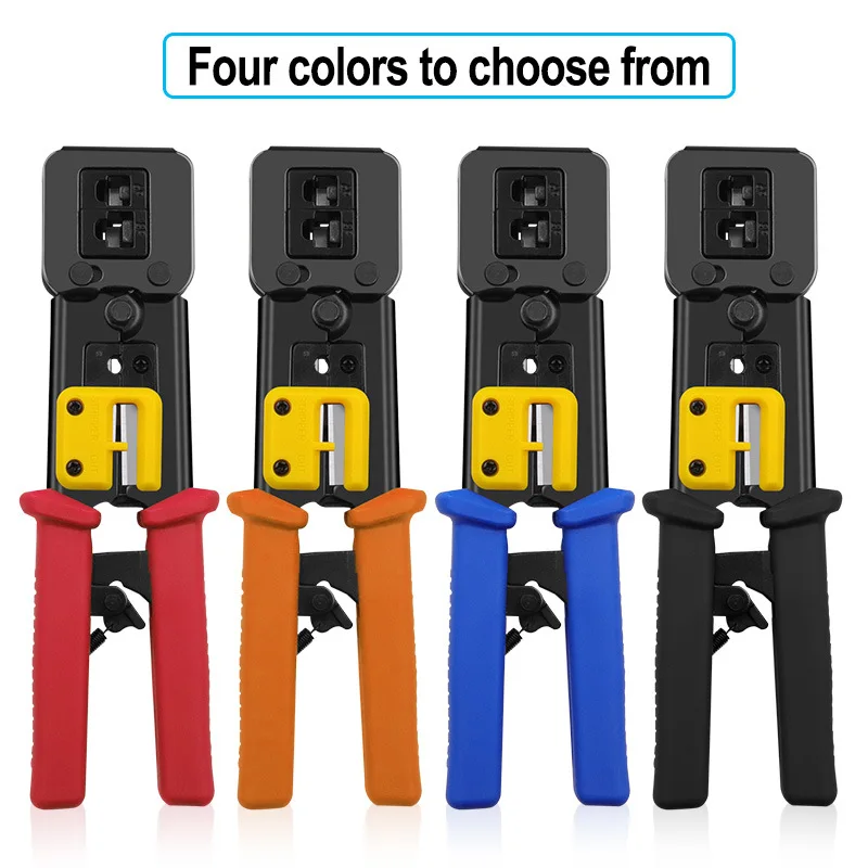 rj45 crimper rj45 crimping tool hand network tool kit for cat6 cat5 cat5e rj45 rj11 connector 8p 6p lan cable wires pliers free global shipping