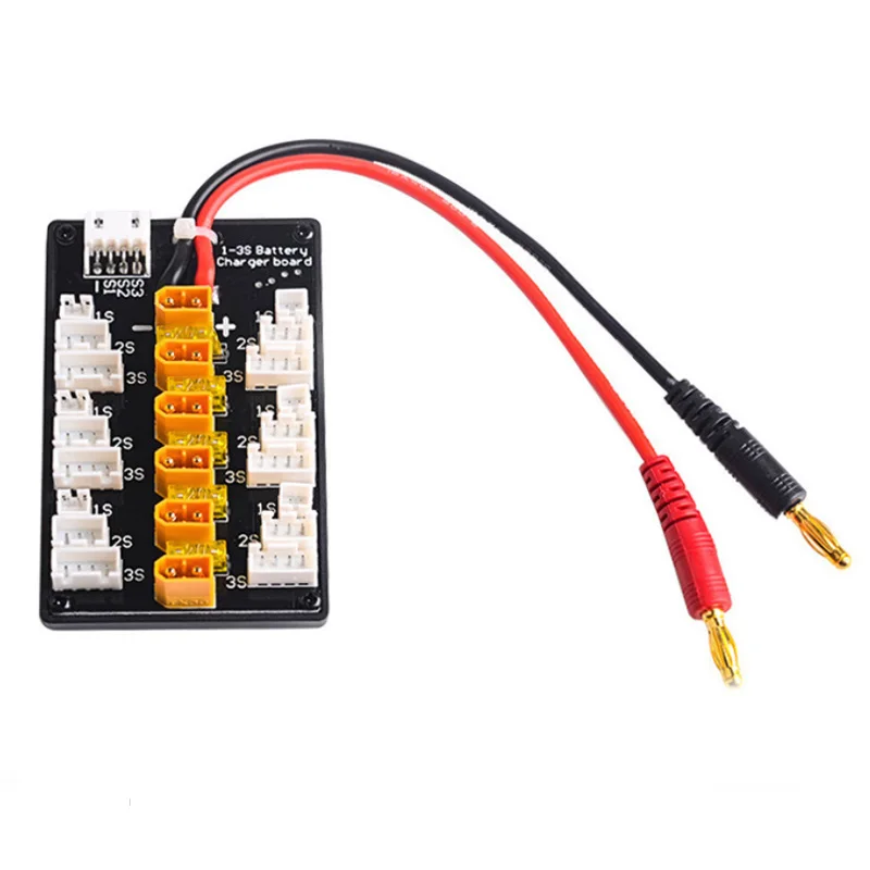 

XT30 Parallel Charging Board 1-3S Battery for RC IMAX B6 Charger RC Car Drone Balance Charge Parts