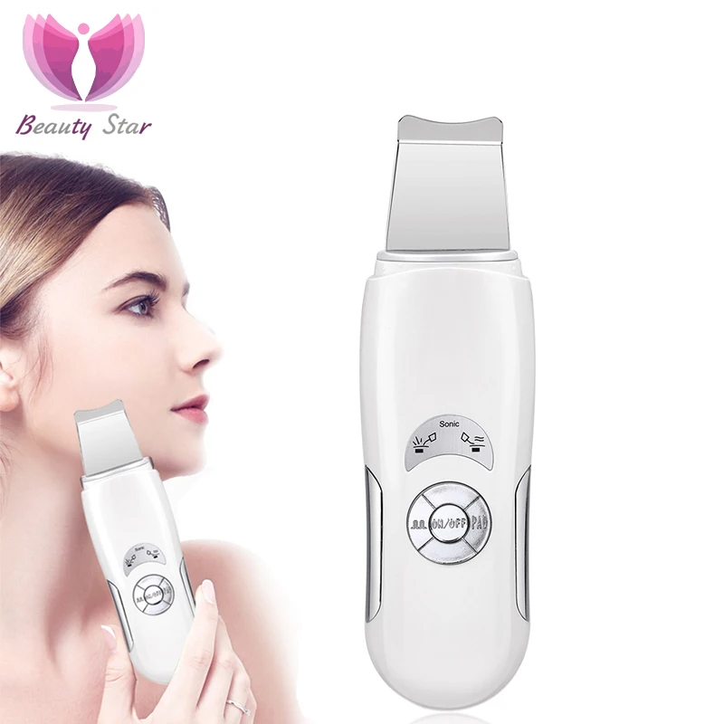 Аппарат Beauty Star ультразвуковой для чистки лица скребок кожи с машинка массажа