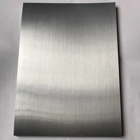 Пустая металлическая этикетка для лазерного принтера формата А4, с серебристым покрытием