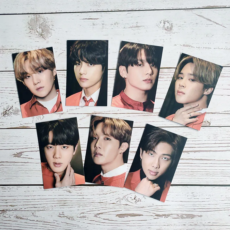 

7 шт./компл. Kpop Bangtan Boys карта души ON:E коллекция фотокарт для поклонников Подарочная коллекция supсваи высокое качество