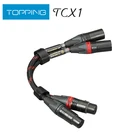 Профессиональный аудиокабель TOPPING TCX1 audiophy6n, однокристаллическая медь, сбалансированный линейный XLR