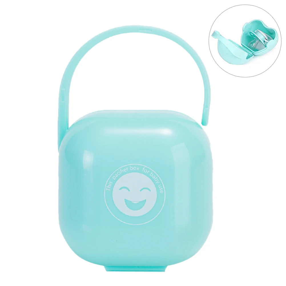 Детская Силиконовая пустышка портативный для малышей соски пустышки ящик