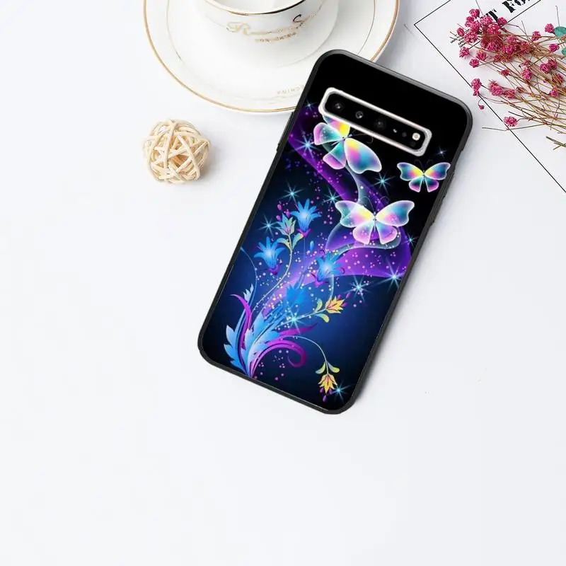 

Beautiful Butterfly Colorful butterfly case coque samsung galaxy S7 S8 S9 S10e S20 PLUS Note 10 Pro PLUS LITE NOTE 20 UITRA