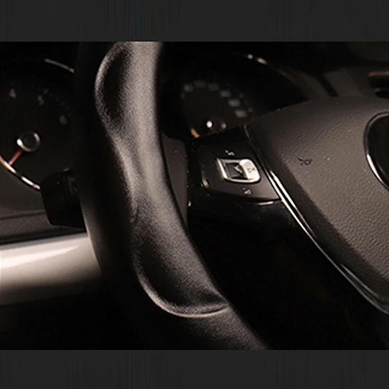 

Carbon Fiber Car Steering Wheel Cover Dustproof Protector Non-slip Faux Leather 38cm Universal New 2018 Durable
