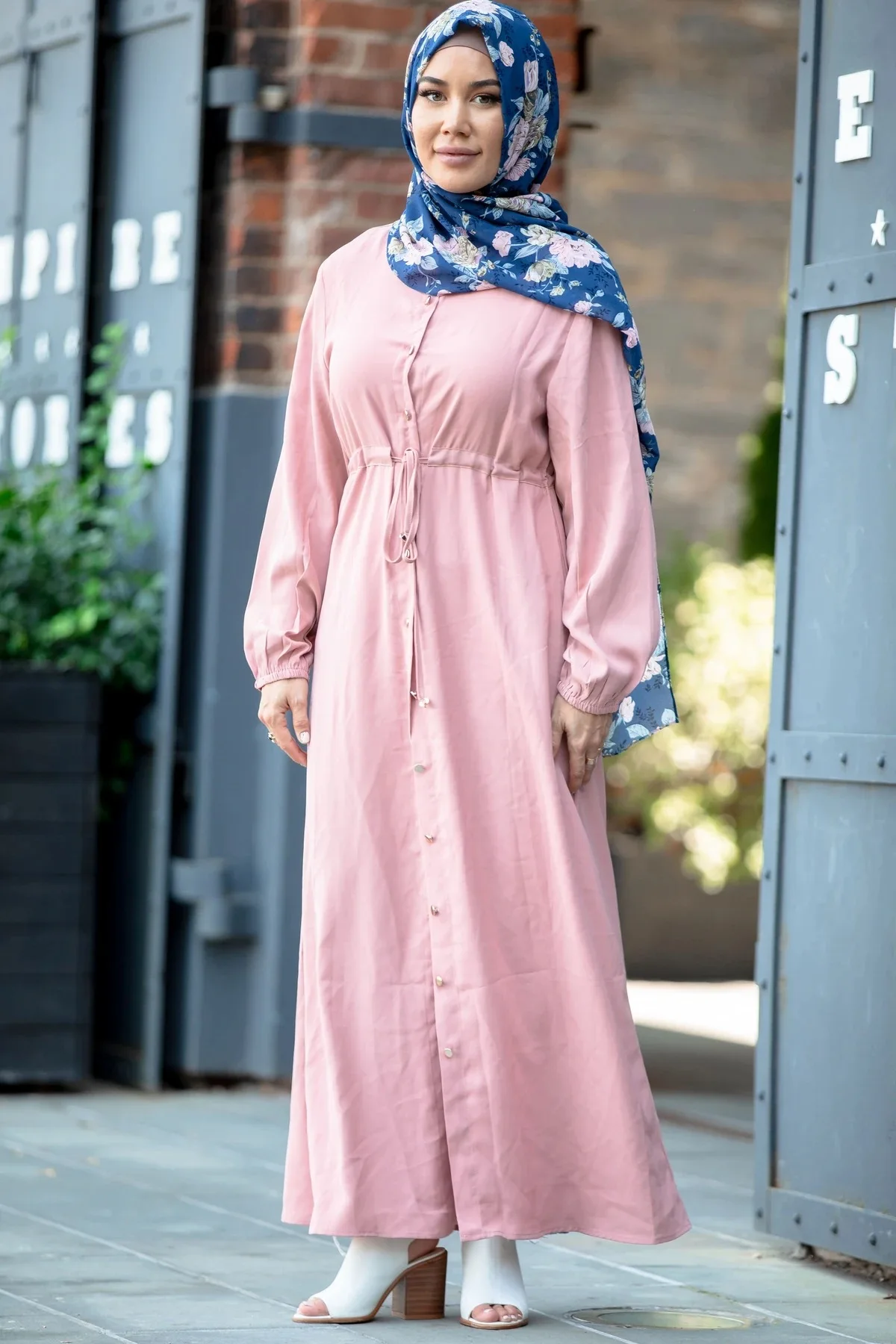 

Islamic Clothes Eid Turkey Muslim Dress Women Kaftan Jubah Long Robe Abaya Lace-up Hijab Vestidos Mujer Duabi Arabic Mulsuman