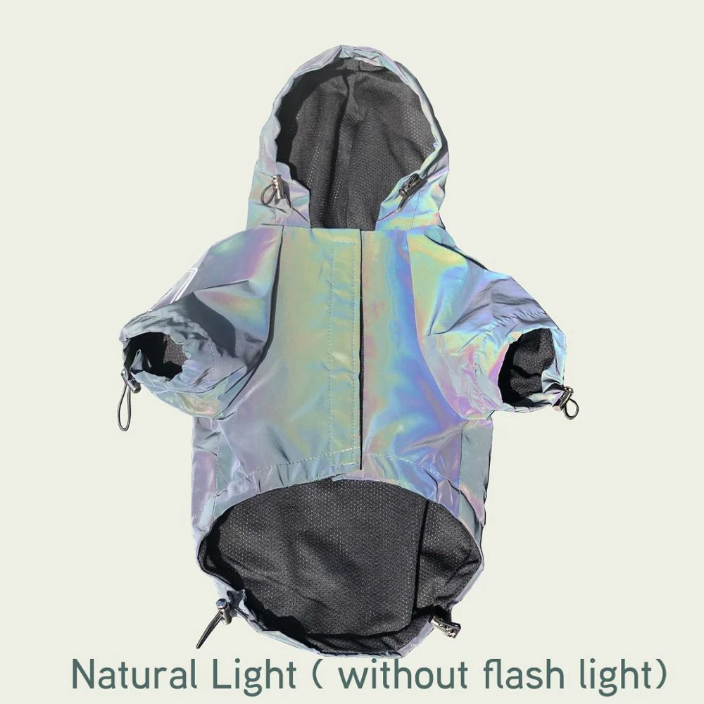 Светоотражающий мигающий светильник одежда для собак Adidog французский бульдог