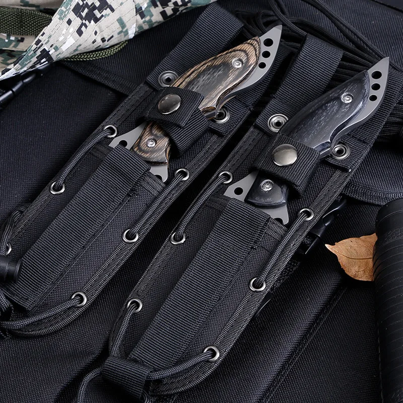 Стальной нож для выживания 440C Тактический Многофункциональный резец с