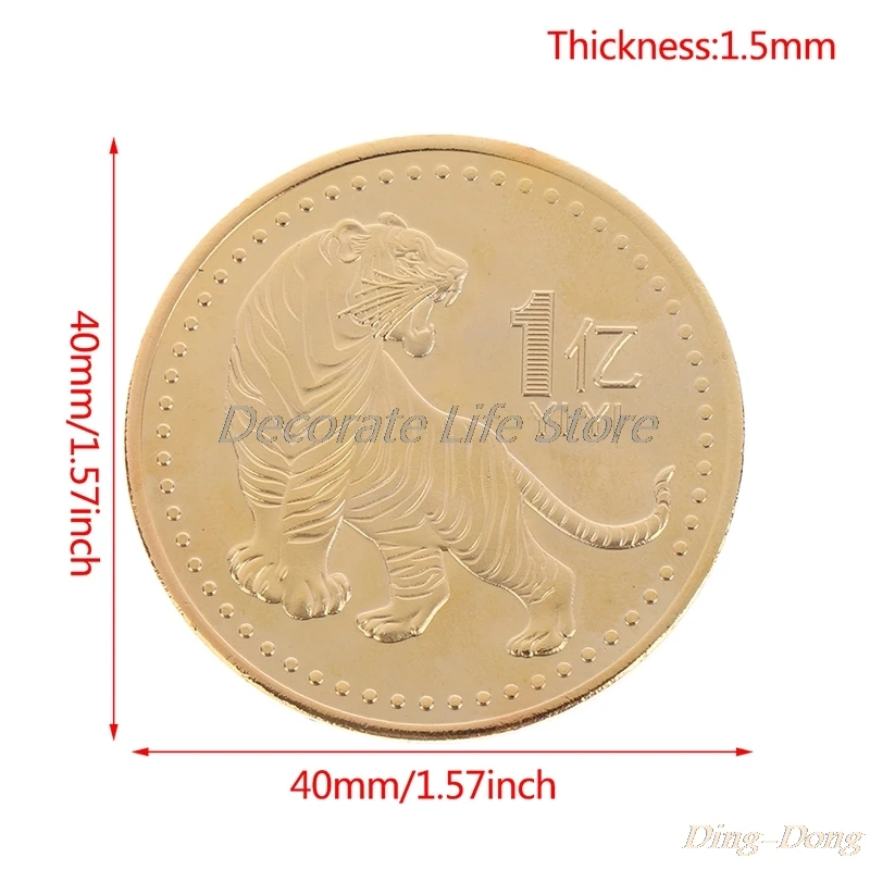 

2022 China New Year Tiger Year Original Commemorative Coin Bimetal Collection