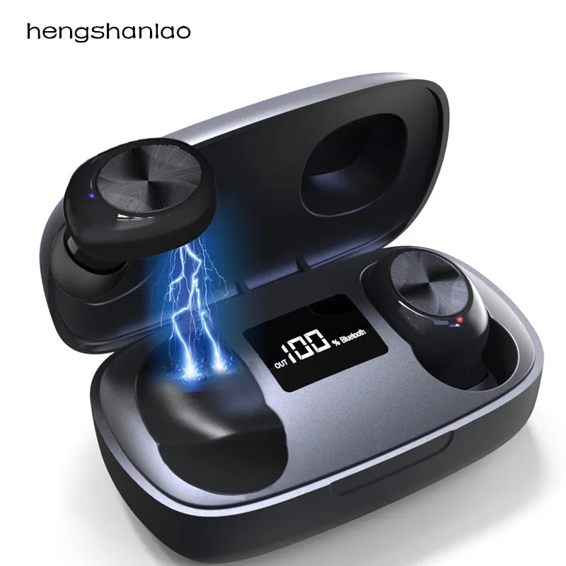 TWS Bluetooth 5 0 беспроводные наушники Hi Fi стерео спортивные для бега сенсорное