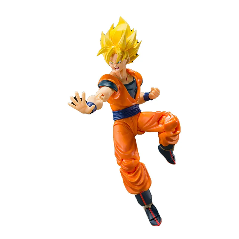 

Original BANDAI SHF Dragon Ball Z Anime Figure Super Saiyan Full Power Son Goku PVC Action Figure Collection Model Toys For Kids