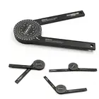 Деревообрабатывающий горизонтальный угломер 360, угловой измеритель, деревообрабатывающий квадрат, деревообрабатывающий инструмент для резки и позиционирования