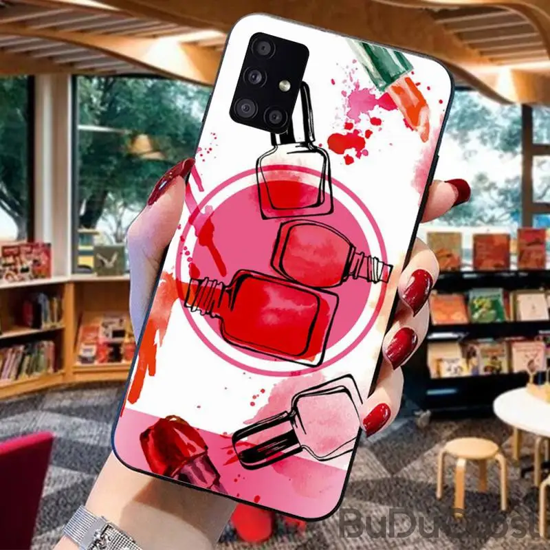 

Art Multicolored Nail Polish Bottle Set Phone Case For Samsung Galaxy A21S A01 A11 A31 A81 A10 A20E A30 A40 A50 A70 A80 A71 A51
