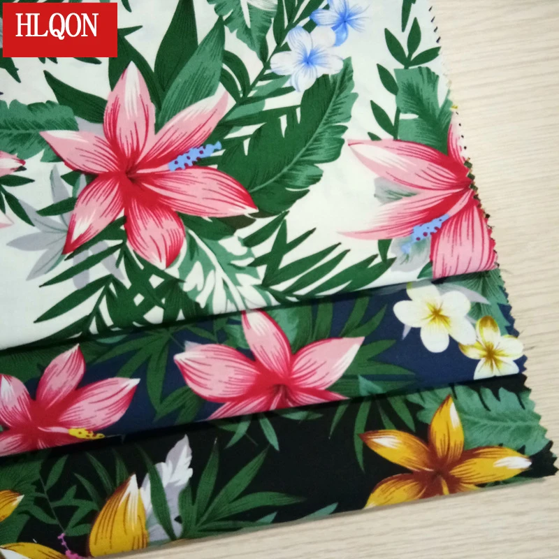 

HLQON cotton printed Cashew flowers fabric used for Textile patchwork sewing women dress clothing skirt shoe by 100x150cm
