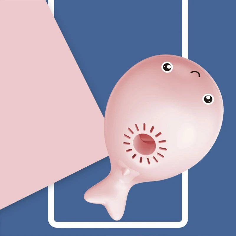 

Interesting Fan Leafless Mini Whale Fan Cooling Summer Handheld Fan Kids Toy Educational Kids Emotion Cultivition