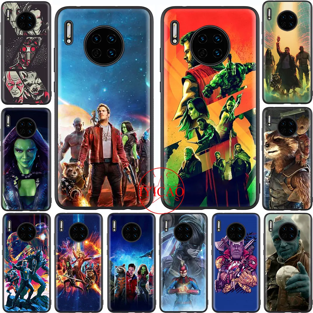 Мягкий чехол Guardians of the Galaxy для huawei mate 20 30 10 Nova 3 4 2i 3i 5i 2 Lite 4E 5T 5 Pro Smart