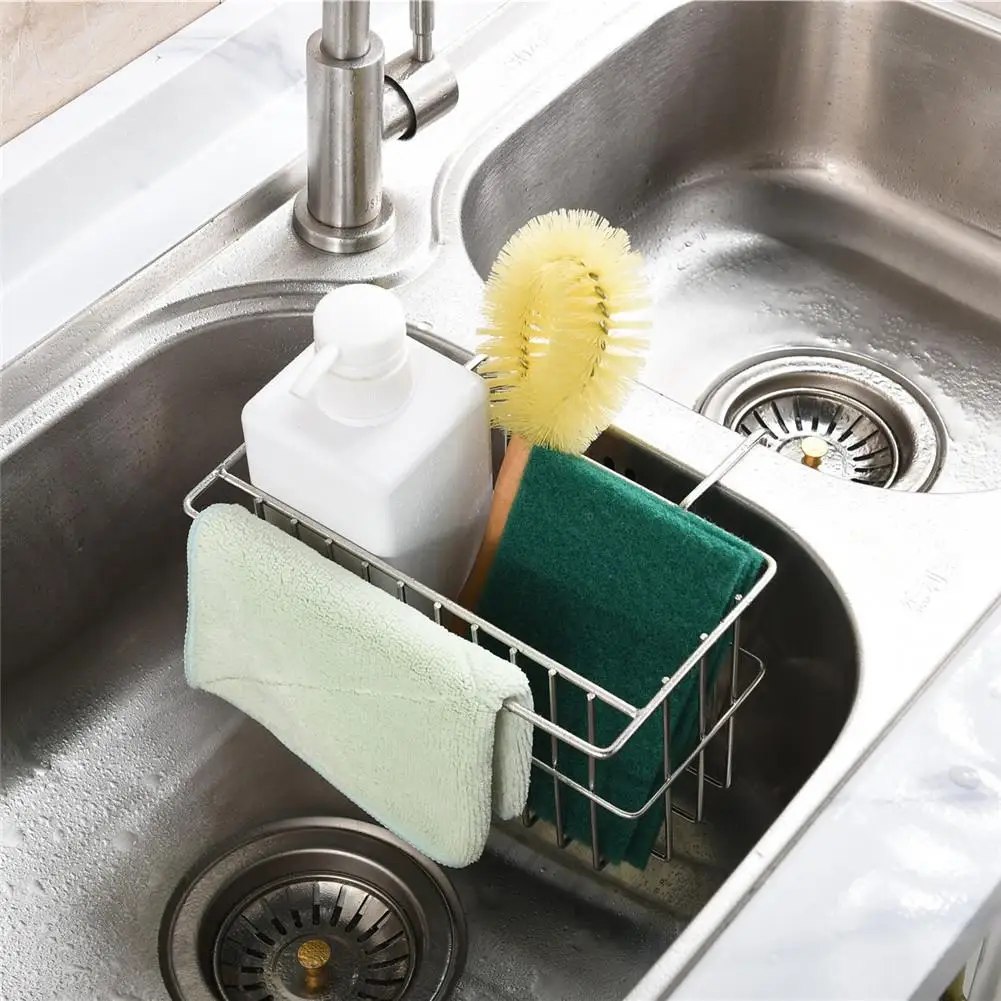 Новинка 2020 стойка для раковины компактная подвесная корзина из нержавеющей