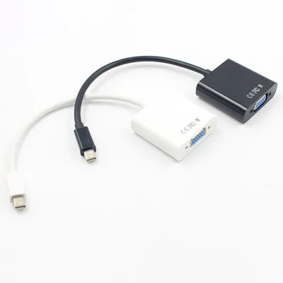 

Mini DP to VGA Video Adapter 1080p Thunderbolt Display Port to VGA Cables Mini DP to Vga Patch Cord ISO
