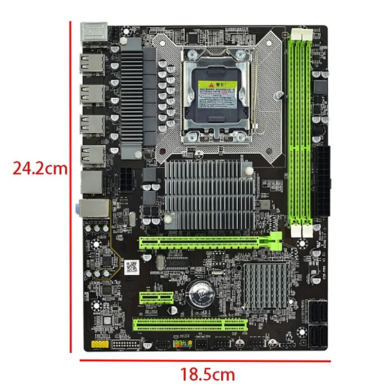 X58 компьютерная материнская плата 1366 Pin DDR3 RECC память настольный компьютер игровой