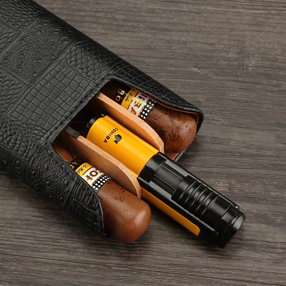 COHIBA карманные зажигалки Бутановая газовая зажигалка для Сигар Зажигалка металлическая мини ветрозащитная сигарета турбо Зажигалка курительная горелка W/Подарочная коробка
