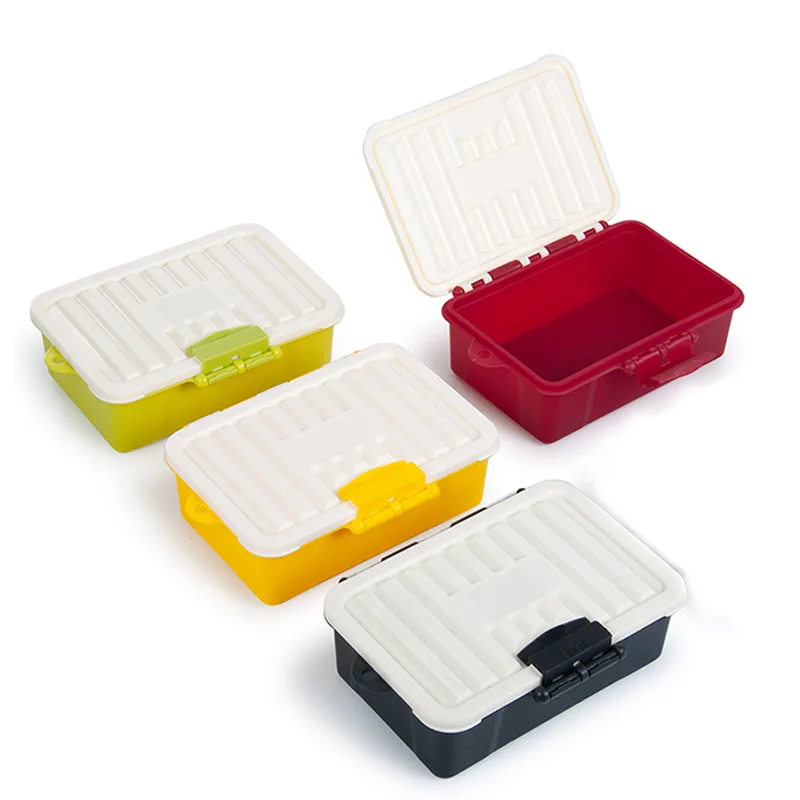 

1 шт. из пластика р/у машинка ящик для хранения инструментов для украшения ногтей для Traxxas TRX4 осевой SCX10 90046 D90 1/10 аксессуары для радиоуправляе...