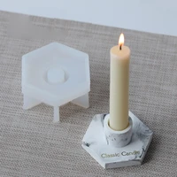 candlestick epoxy resin molds silicone mold concrete candlestick handmade cement ashtray mould craft candle holder tools
