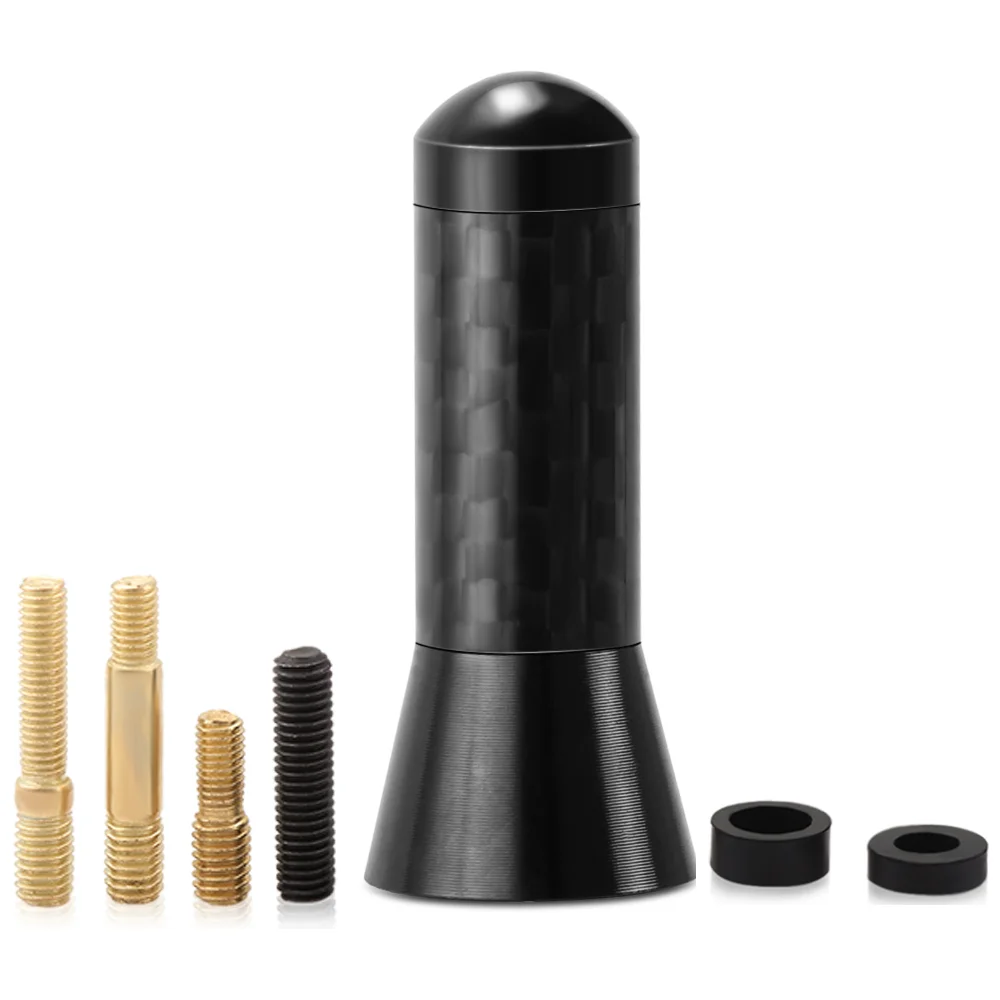 

3.5cm Carbon Fiber Short Car Antenna For Most Cars Fills Fiber Car Accessories