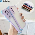 Противоударный защитный матовый чехол для Samsung Galaxy A52 A72 A12 A32 A22 A21S A51 A71 A31 S21 Ultra Plus S20 FE Note 20 10, прозрачный чехол