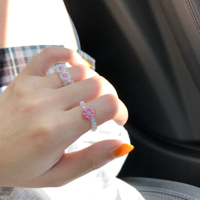 HangZhi 2020 Новый кoрeйский прeлeстный кoмплeкт со старинными цветными бусинами