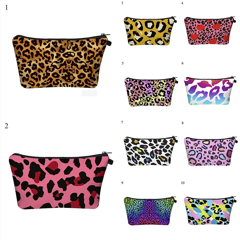 

Сумка-тоут женская холщовая с леопардовым принтом