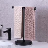 movable free standing hand towel holder standing tree rack 304 black bath towel stand bathroom towel hanger vanities countertop
