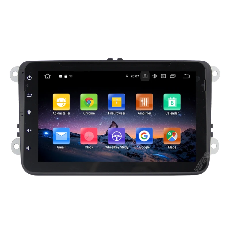 Автомобильный радиоприемник IPS 2 din 8 дюймов Android 10 0 Восьмиядерный Стерео GPS для VW