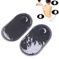 50 hot sale 2pcsset reusable silicone electrode massagers pads replacement treatment tool