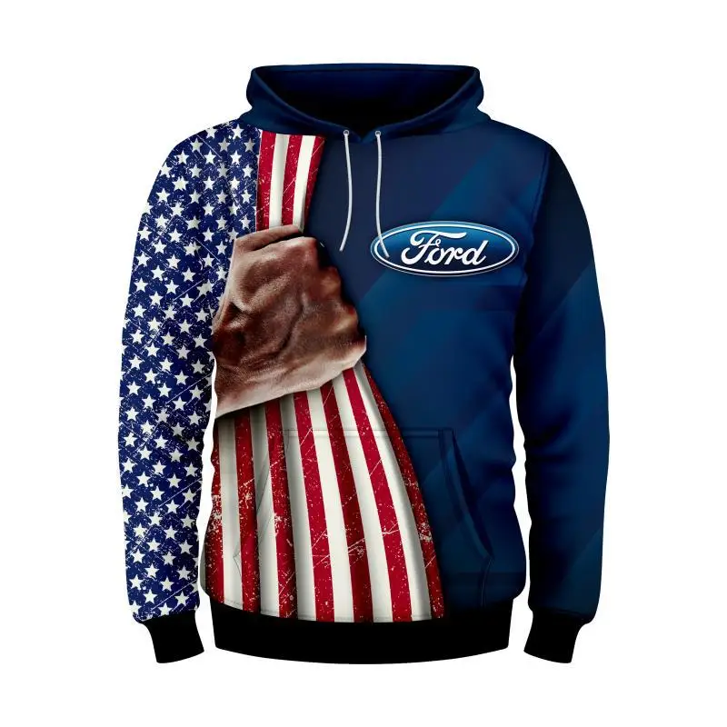 

New Men's Spring and Autumn 3D Digital Print Hoodie Casual Fashion Harajuku Hoodie