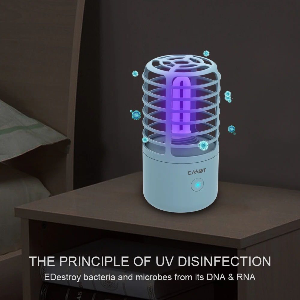 CAHOT УФ стерилизатор лампа портативный USB ультрафиолетовая дезинфекция мини