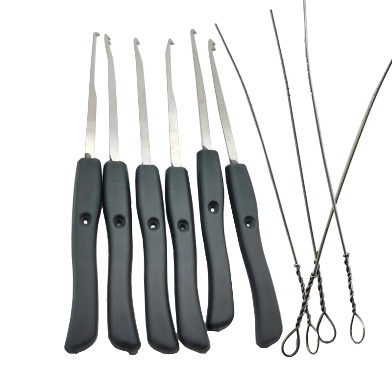 Набор слесарных инструментов для извлечения сломанных ключей набор крючков